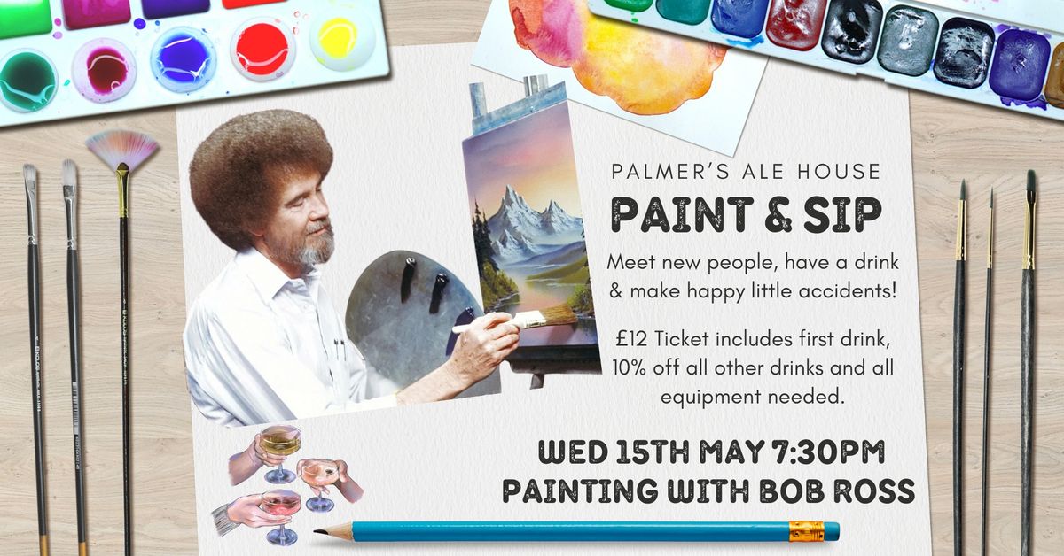 Paint & Sip - Painting with Bob Ross