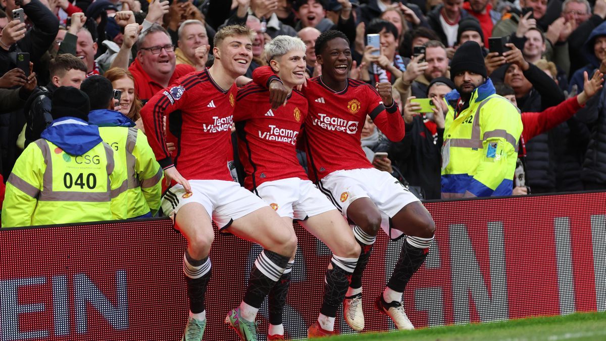 Manchester United FC vs West Ham United FC at Old Trafford Football Ground