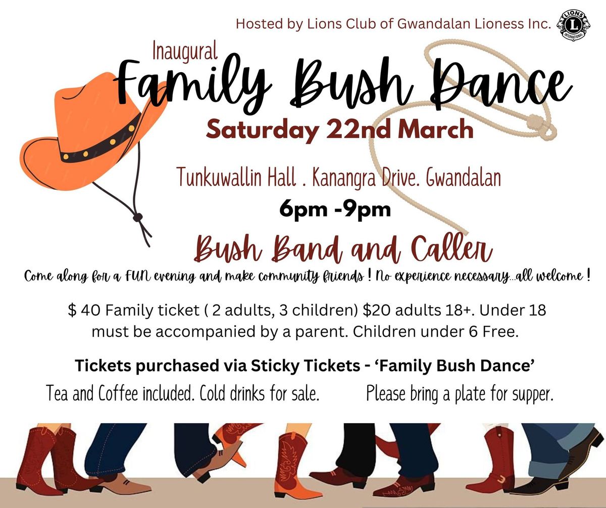 Inaugural Family Bush Dance