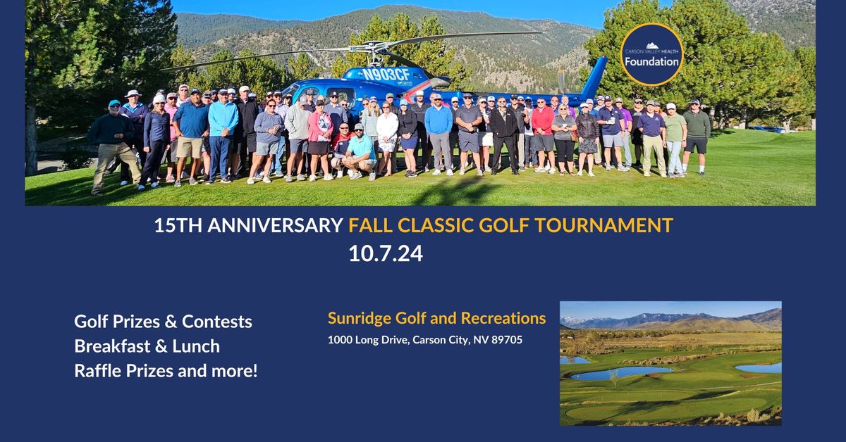 15th Anniversary Fall Classic Golf Tournament