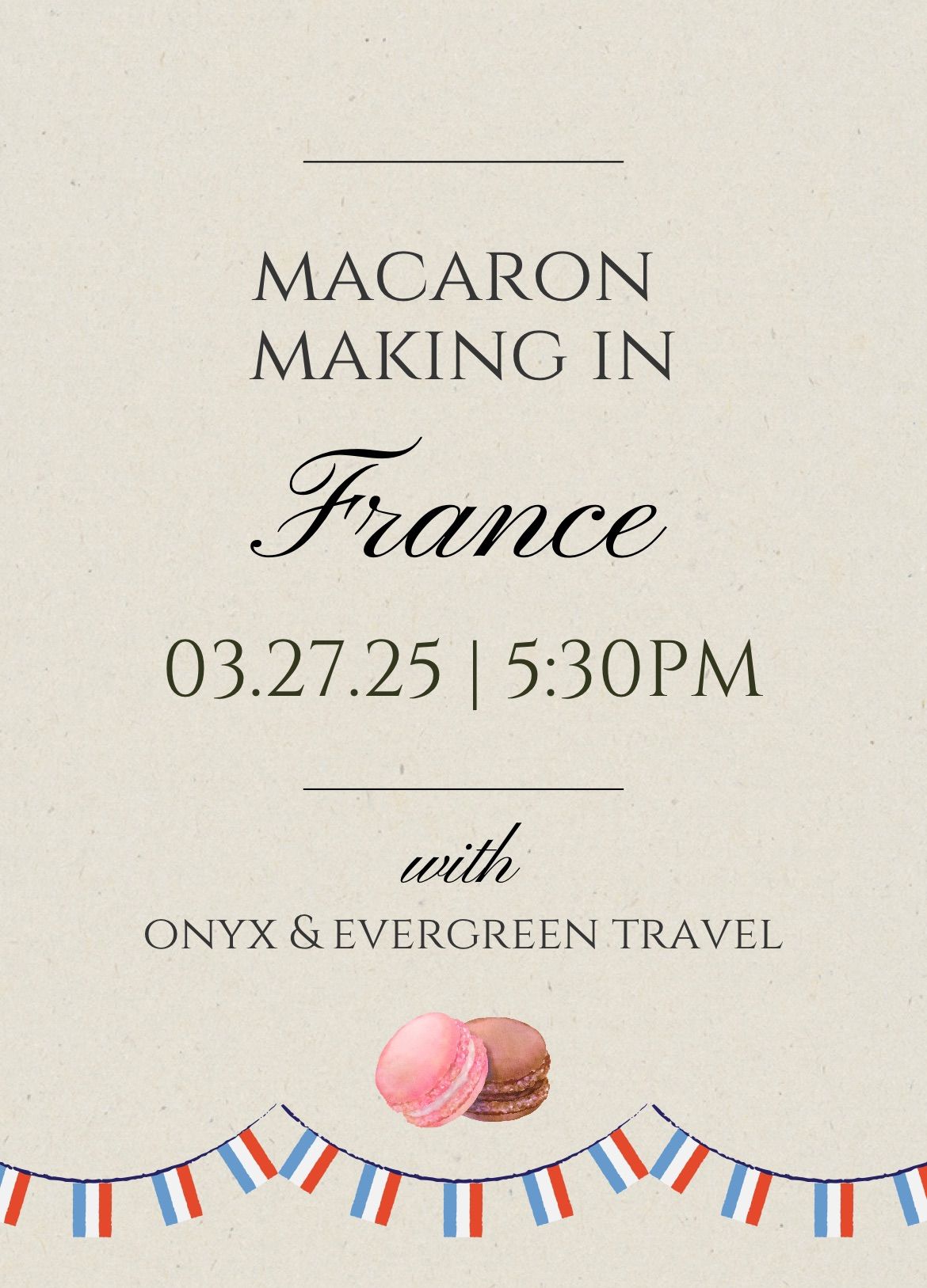 Macaron Making in France