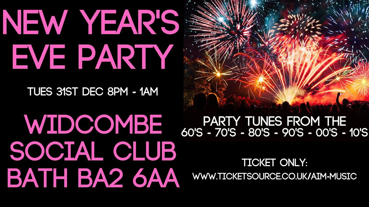 New Year's Eve Party - Widcombe Social Club