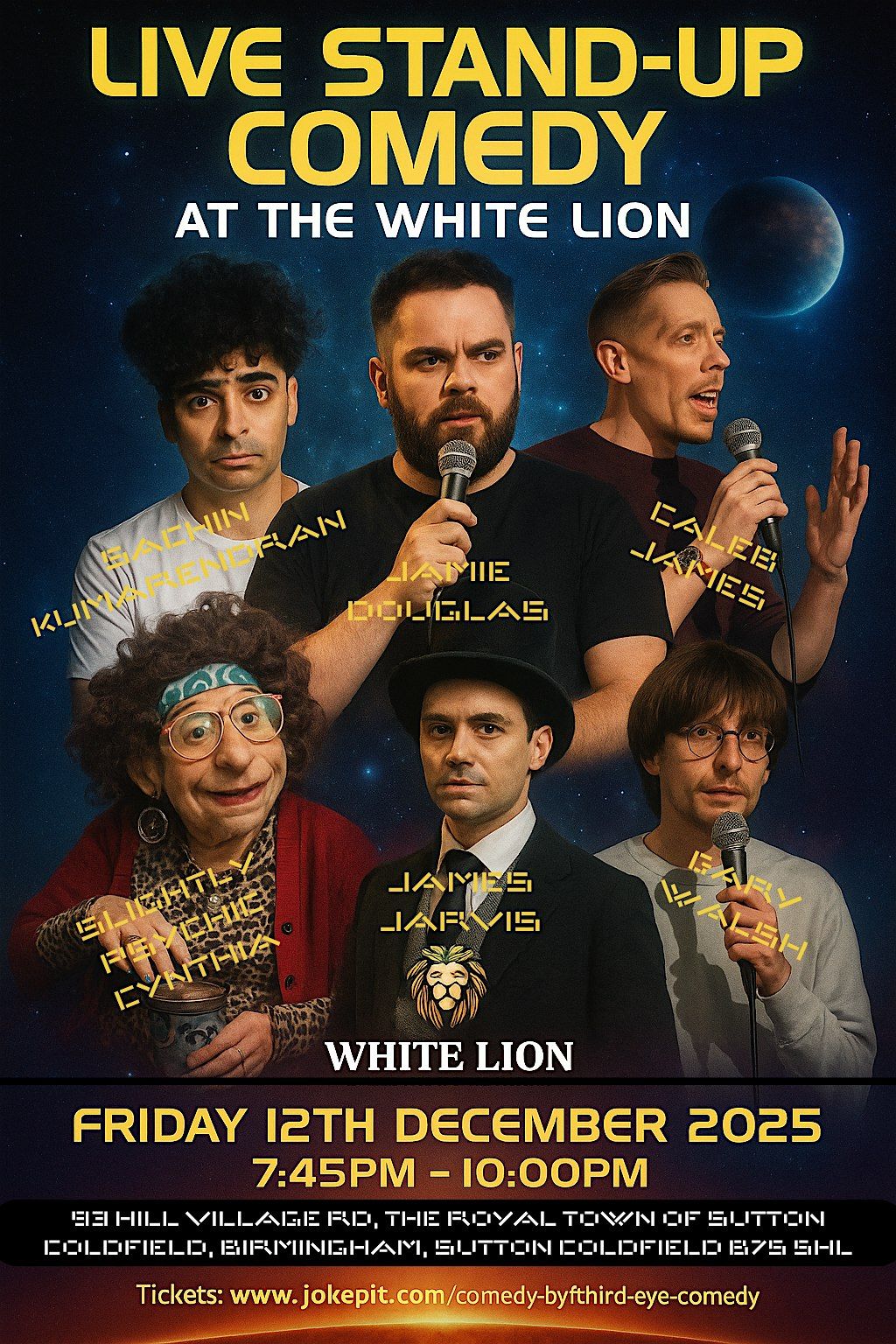 Live Stand Up Comedy at The White Lion
