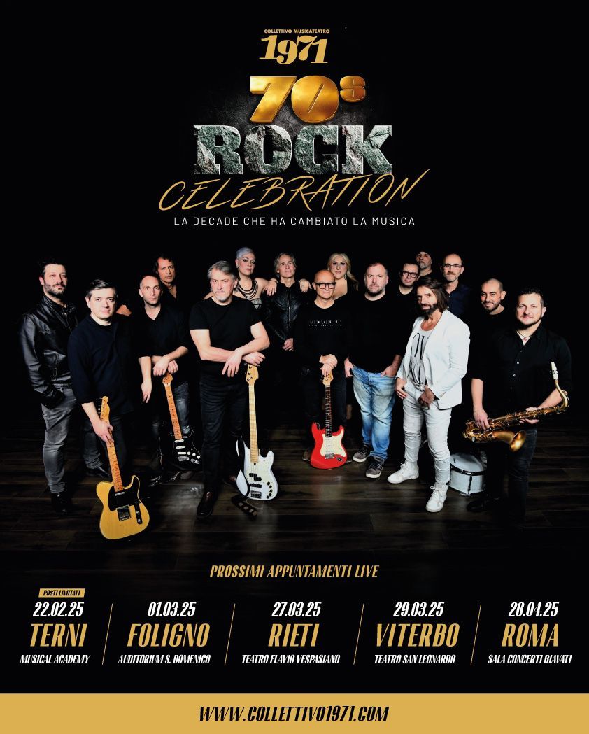 70'S ROCK CELEBRATION - Data Zero - Tour 2025 -Terni Musical Academy