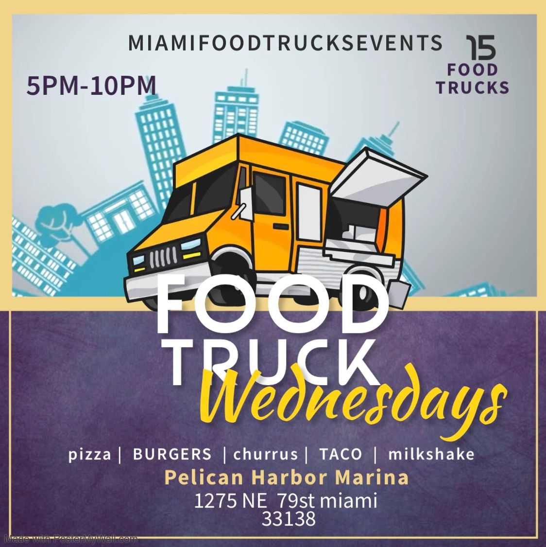 Food Trucks Wednesdays Pelican Harbor Marina