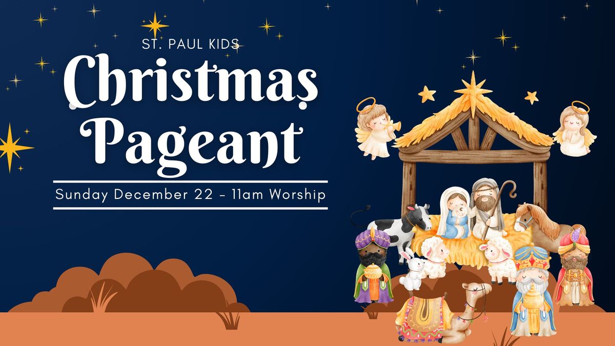 St. Paul Kids Christmas Pageant