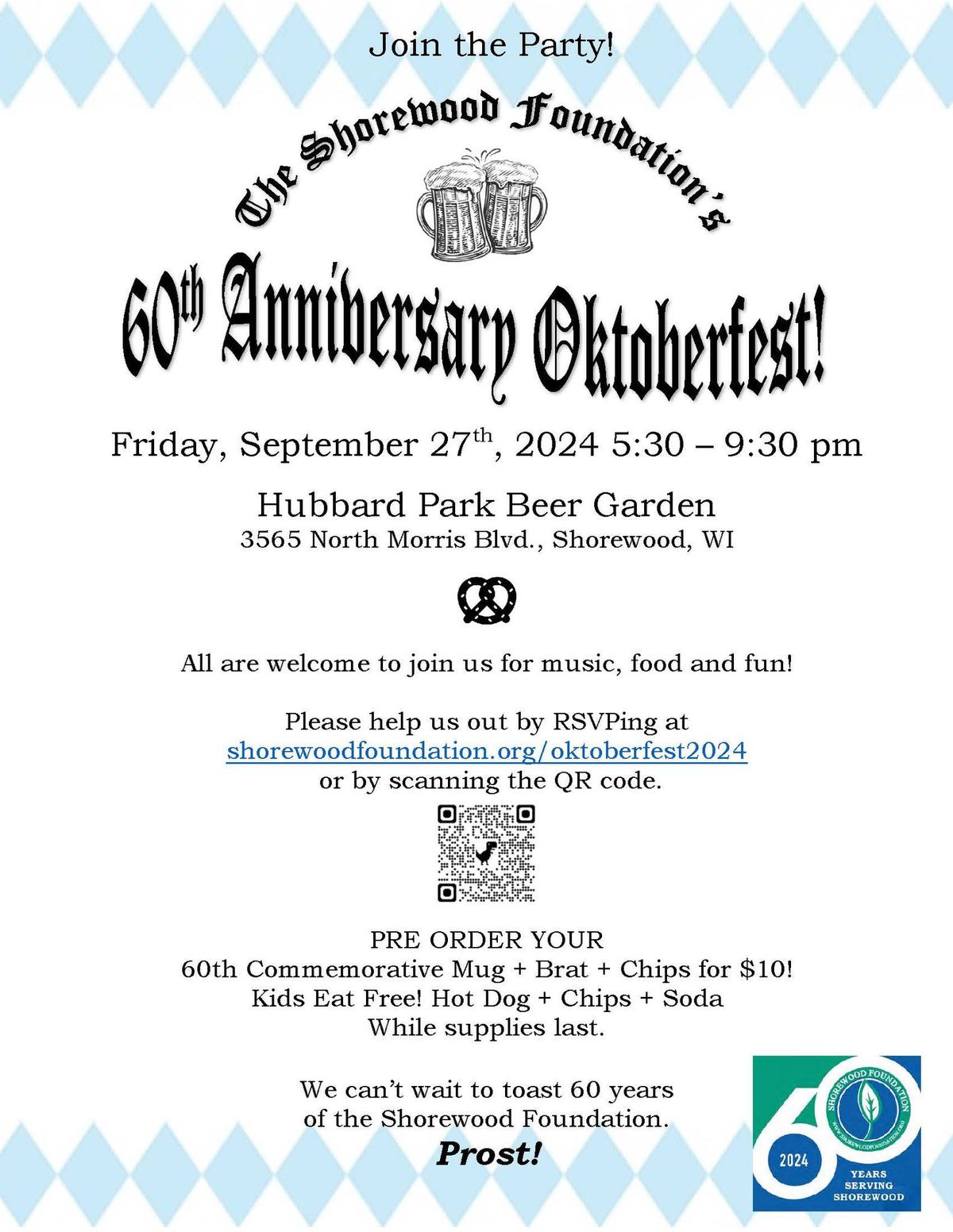 Shorewood Foundation 60th Anniversary Oktoberfest Celebration!