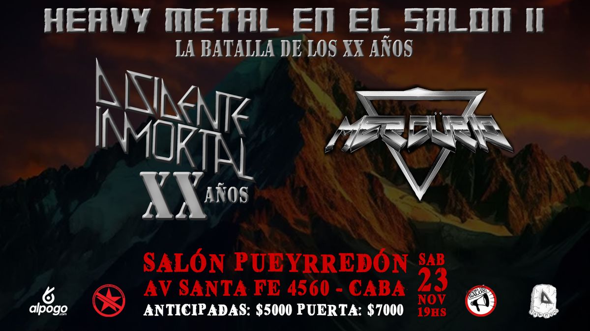 SAB 23\/11 \u2022 Heavy Metal II en Sal\u00f3n Pueyrred\u00f3n