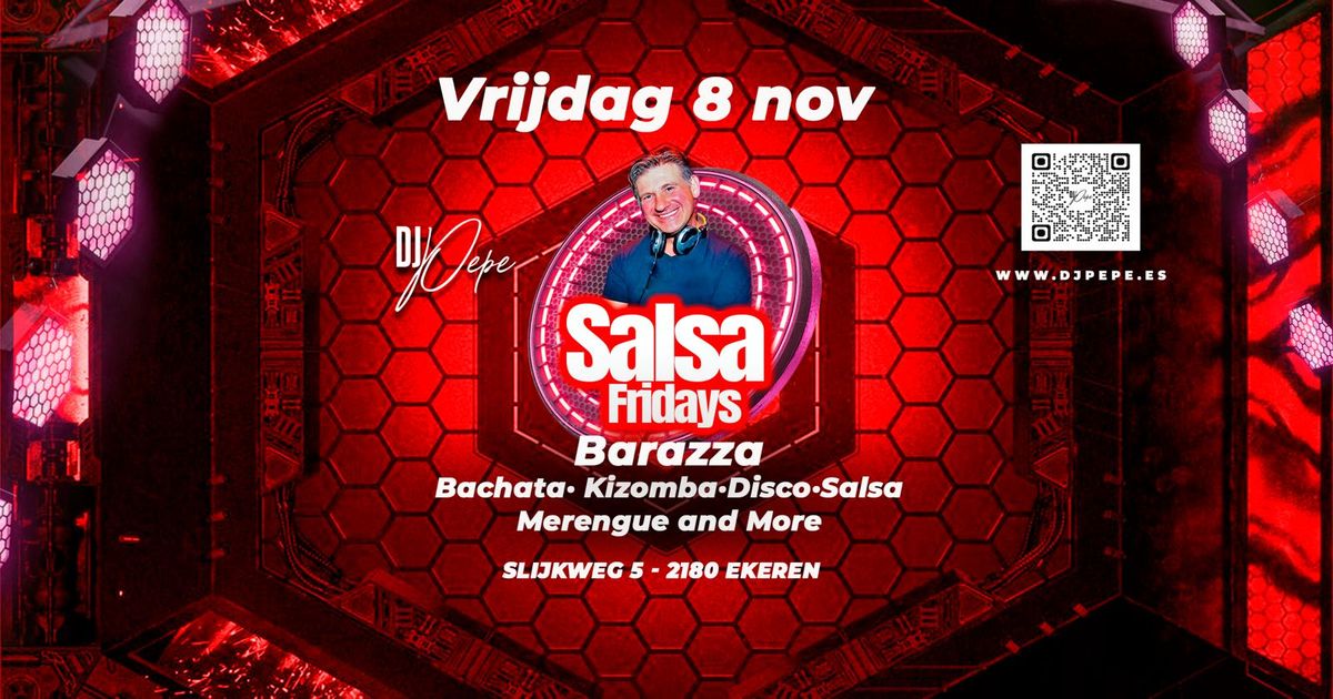 Salsa friday's @ Barazza, VRIJDAG 8 NOVEMBER