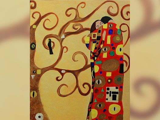 Soir\u00e9e Happy Paint Paris : L'Arbre de vie de Klimt