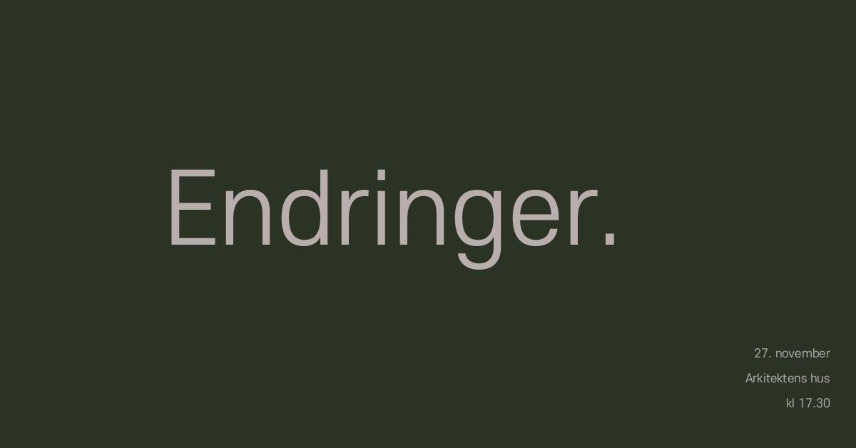 Endringer