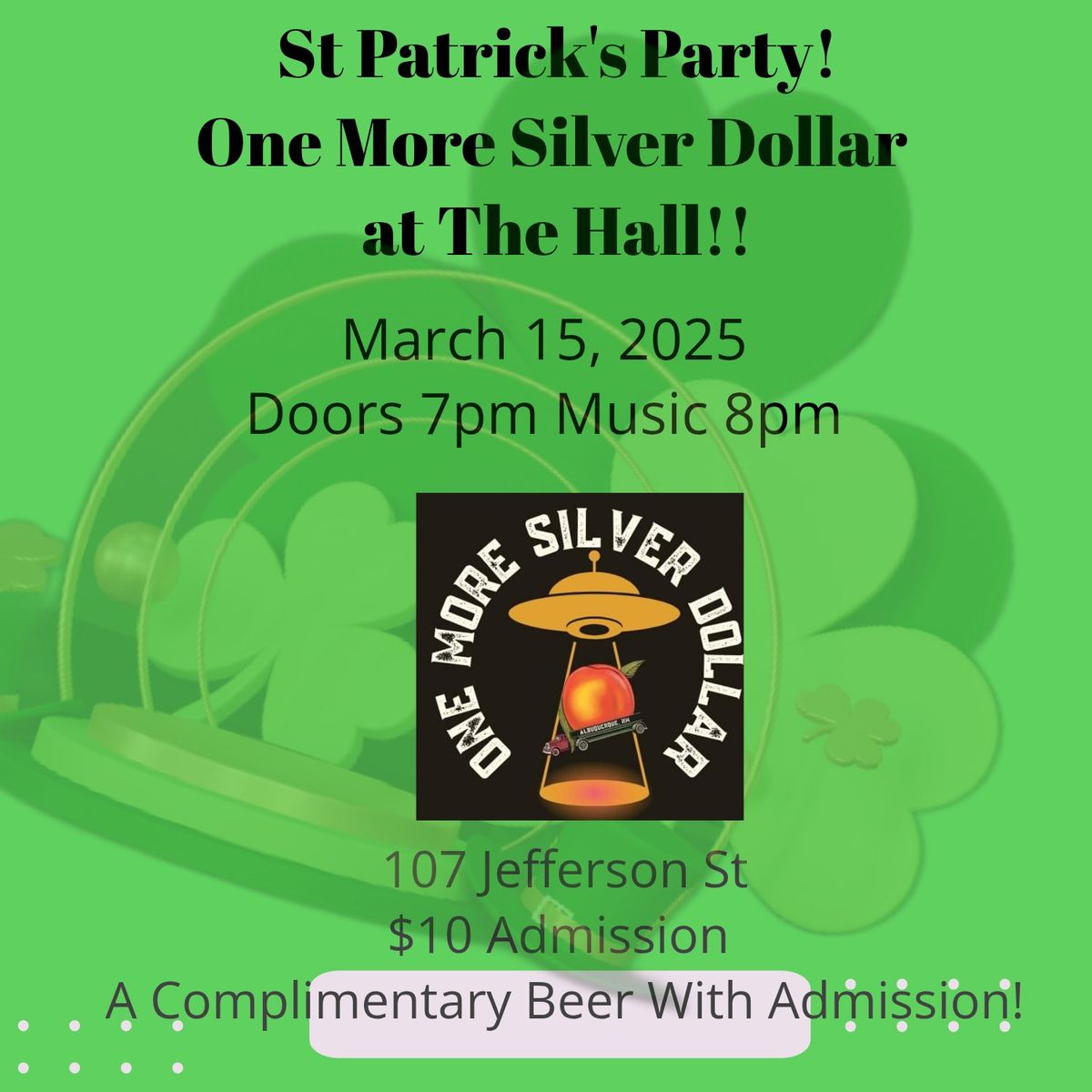 OMSD at The Hall! St Paddy's Party!!