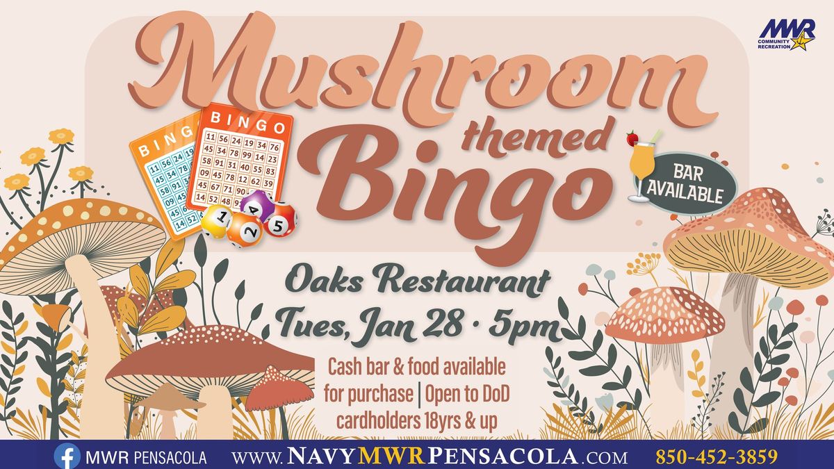 Mushroom-themed Bar Bingo