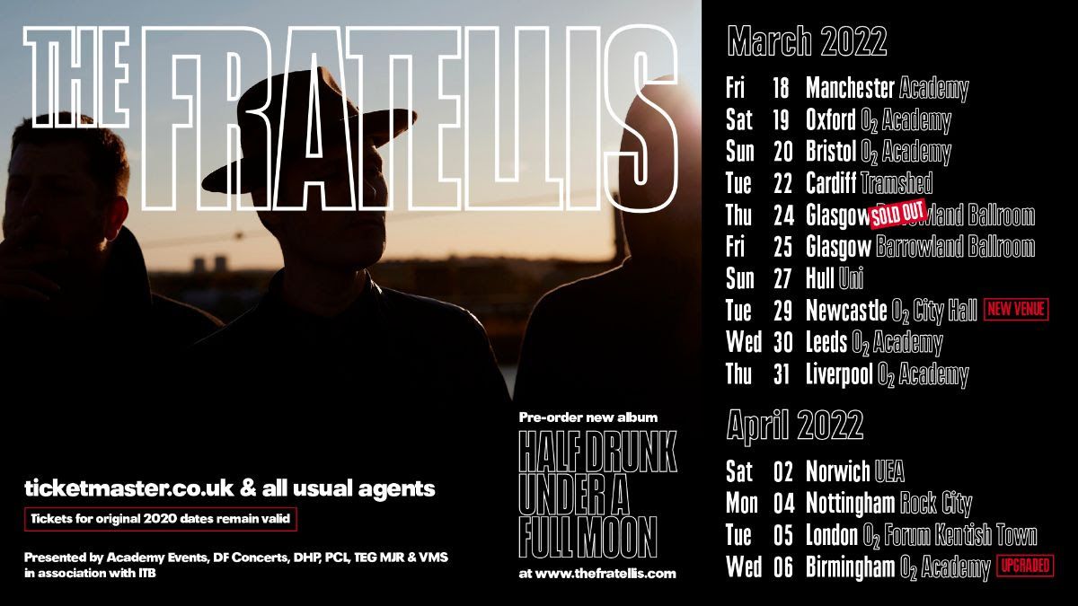 The Fratellis Nottingham Tickets
