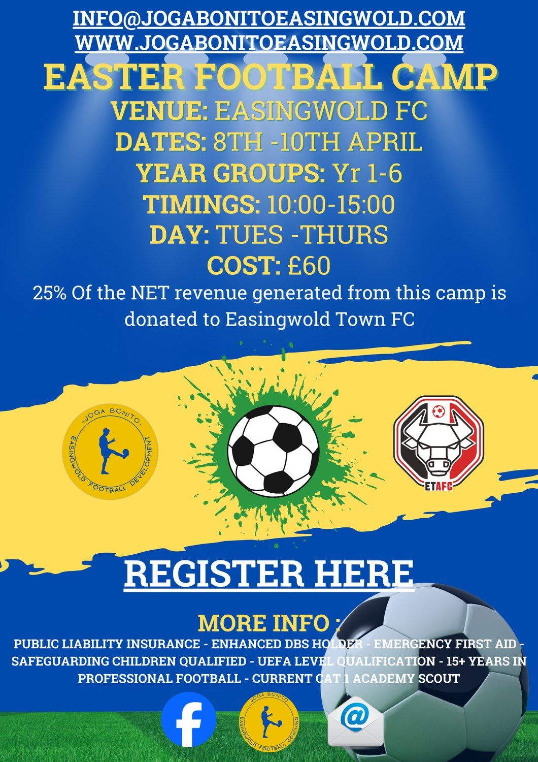 JOGA EASTER FOOTBALL CAMP