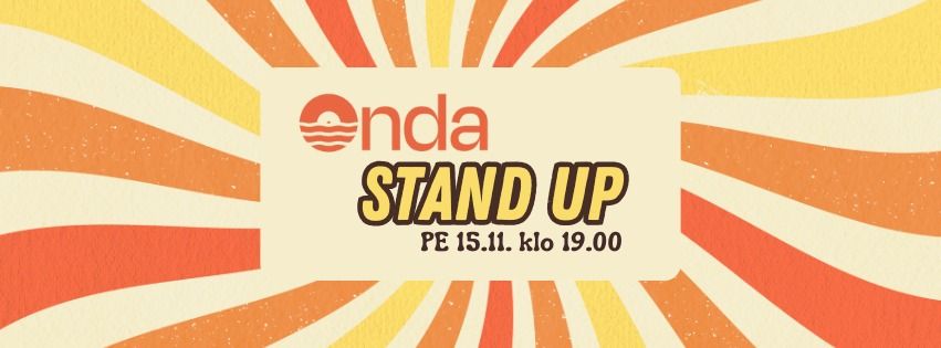 Onda Stand Up - MacDonald, Zambino, Pellikka