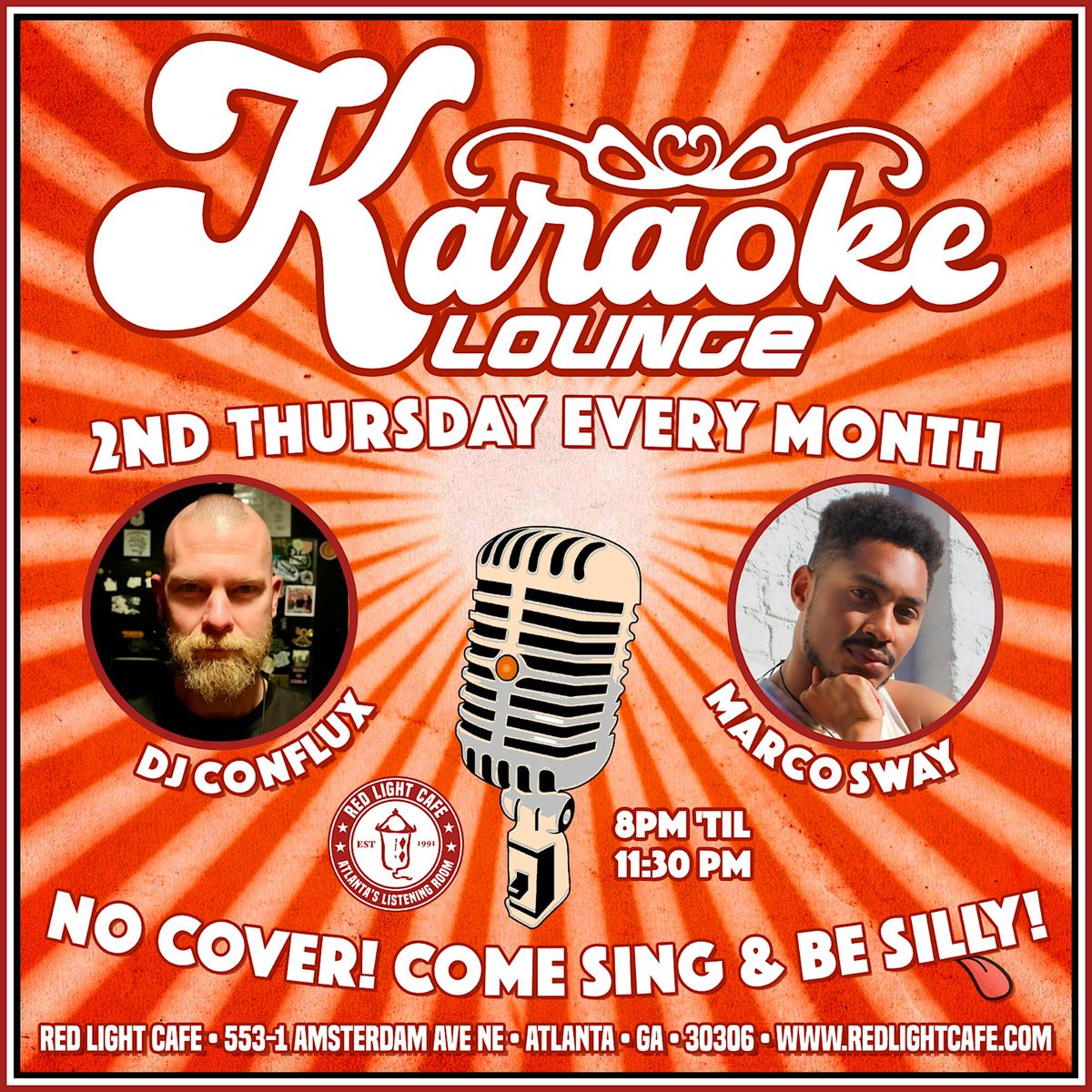 KARAOKE LOUNGE (No Cover!) \u2022 2nd Thursday Every Month