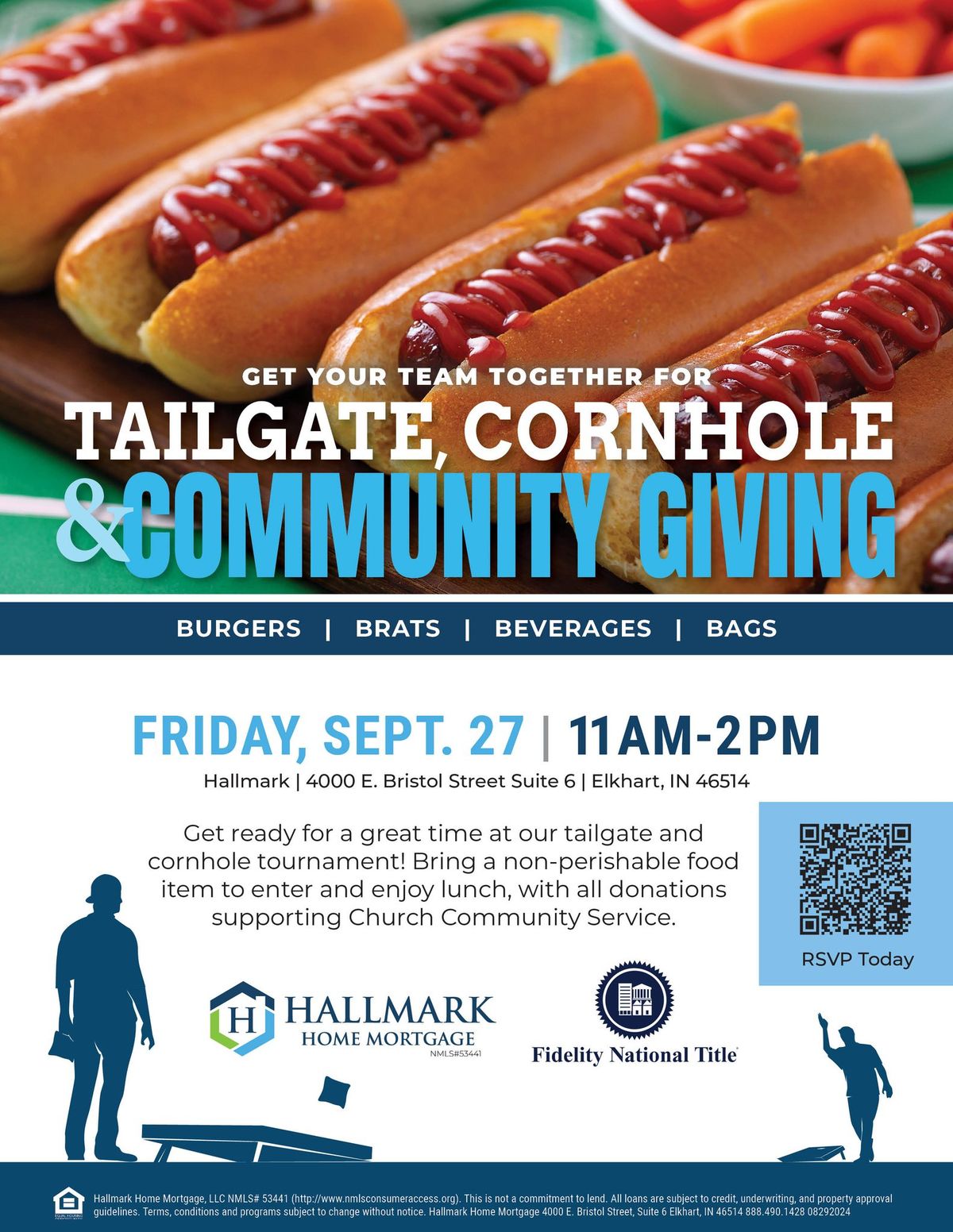 Tailgate, Cornhole, and Community Giving