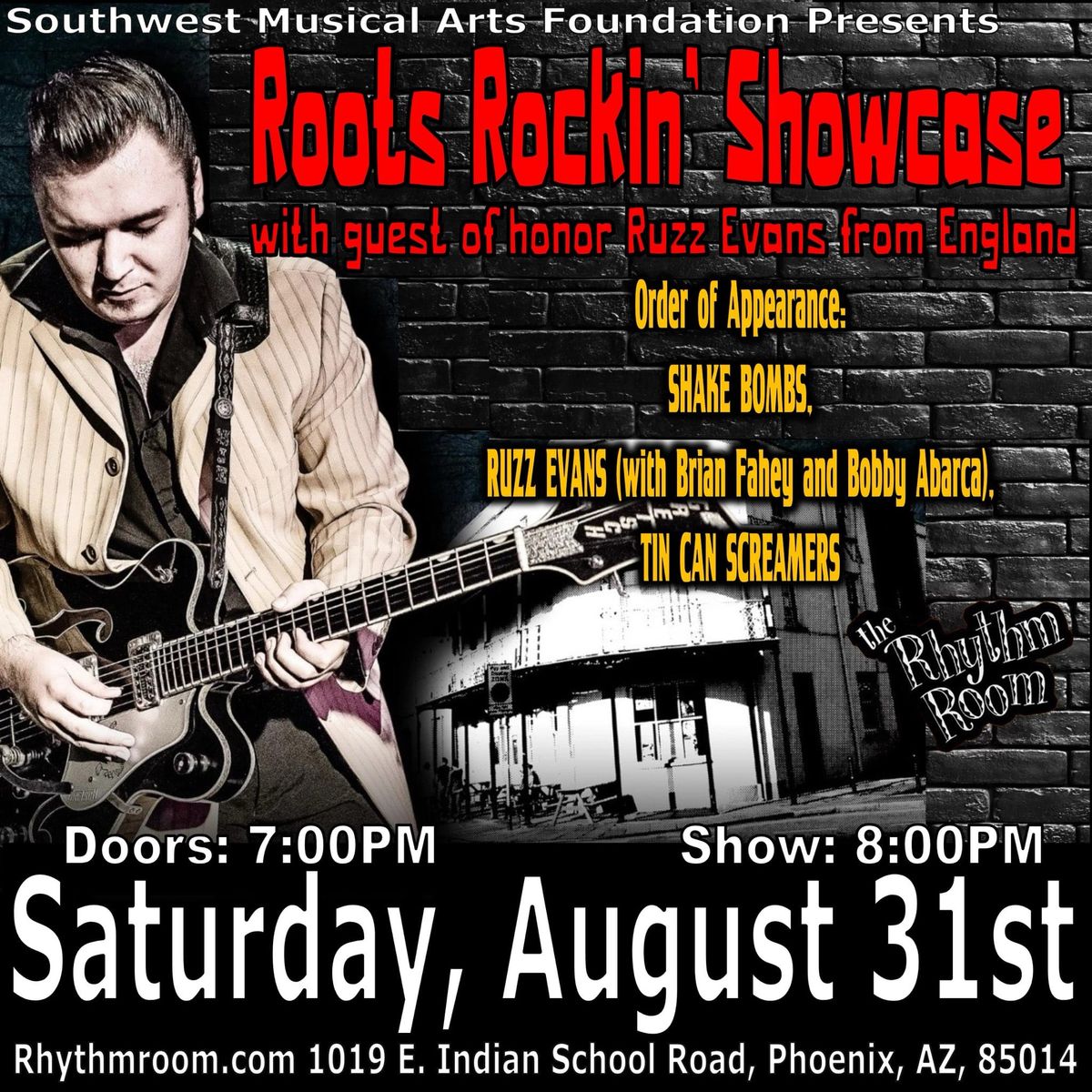 Roots Rockin' Showcase featuring Ruzz Evans! 