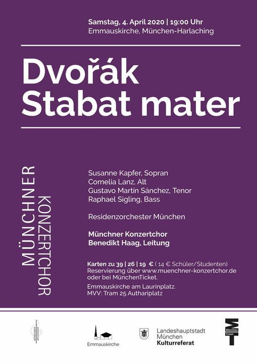 Dvo\u0159\u00e1k: Stabat Mater - 2021