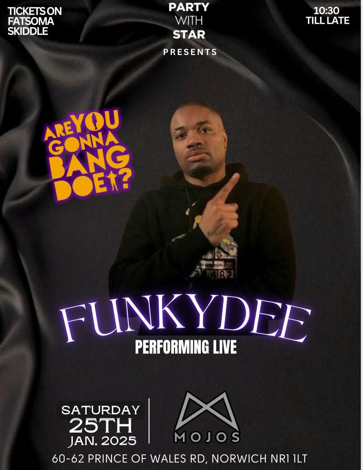 NORWICH: Uk Grime legend Funkydee performing live 