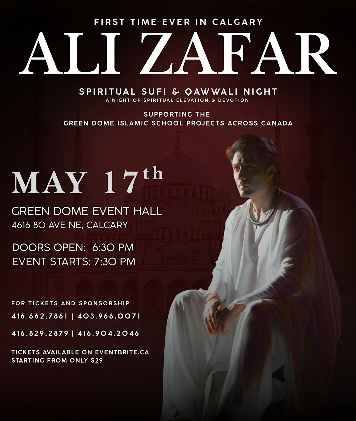 Ali Zafar in Calgary (Qawwali Night)