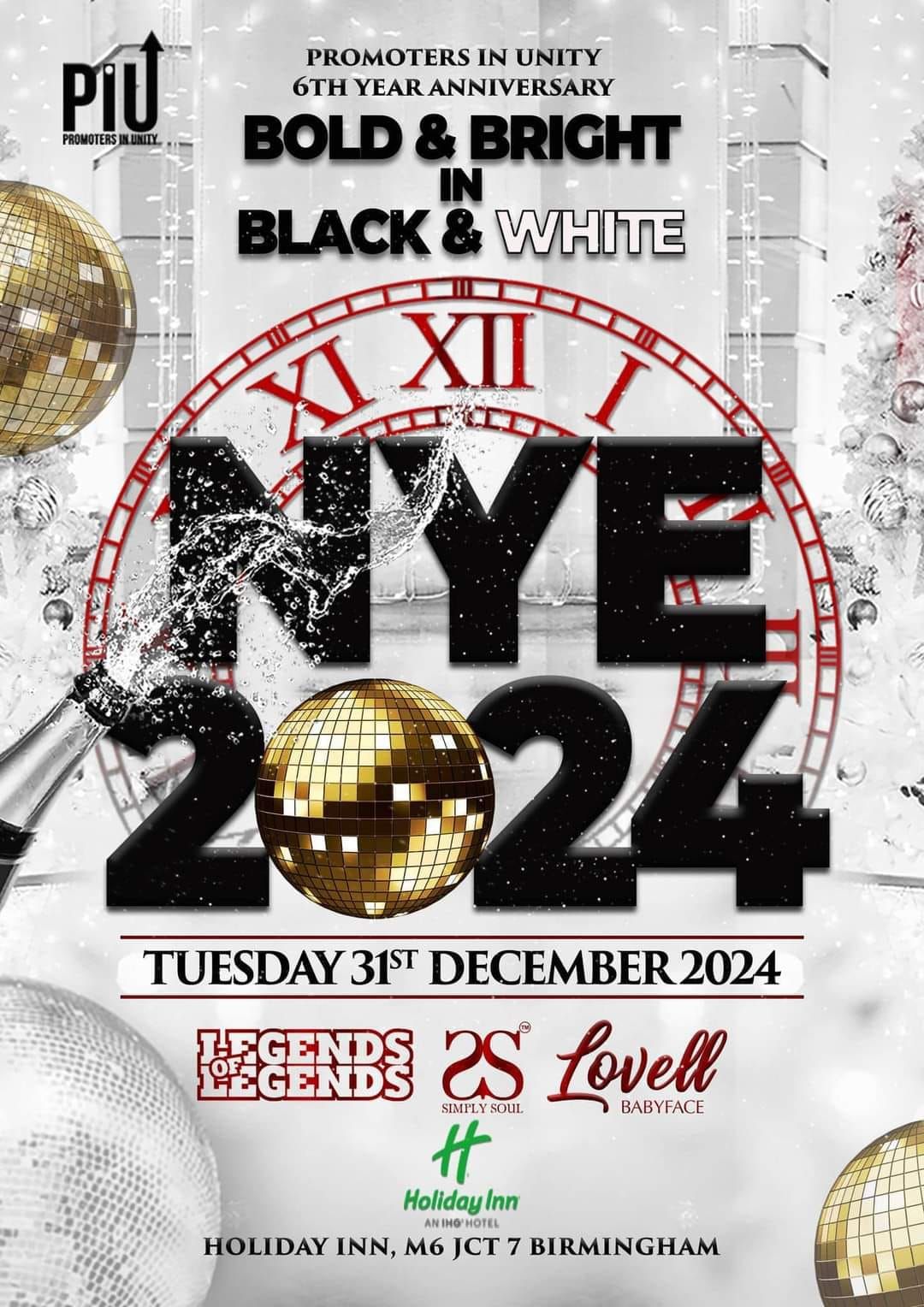 SIMPLY SOUL- NYE 2024 BOLD & BRIGHT IN BLACK & WHITE