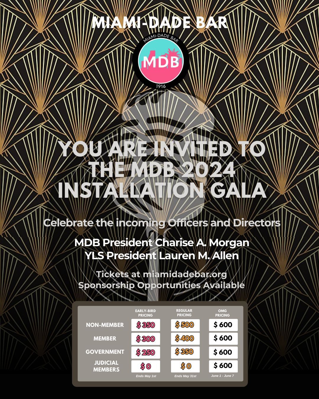 108th Annual Miami Dade Bar Installation & Gala