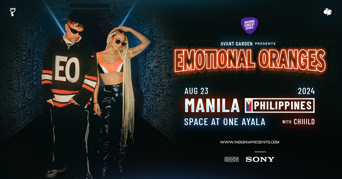 Emotional Oranges (ft. Chiiild) live in Manila, 2024