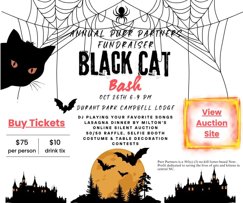 Purr Partners Black Cat Bash 2024  Fundraiser