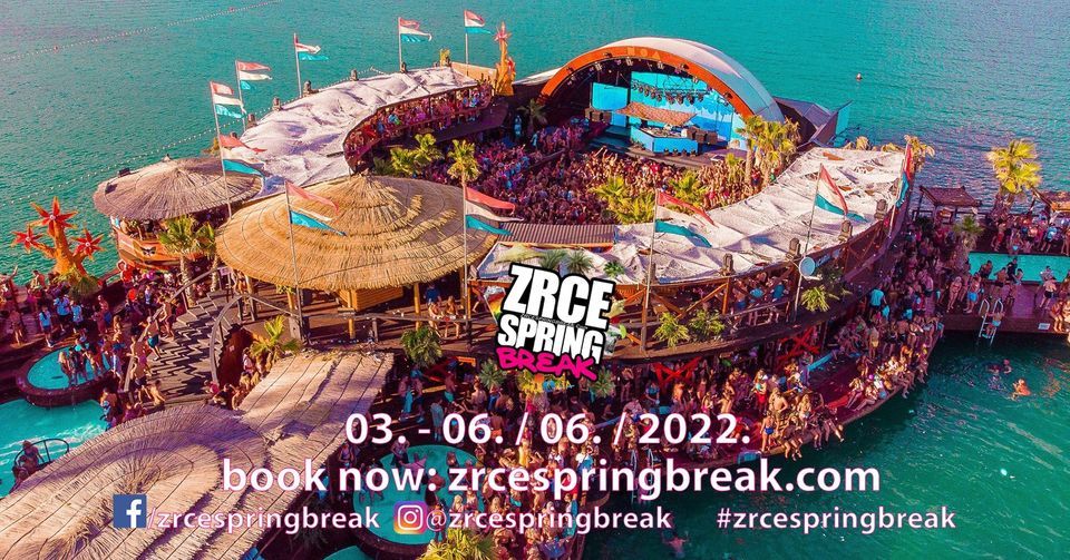 Zrce Spring Break, Croatia 2022, Zrce Beach, Gracac, 3 June to 6 June