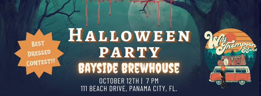 Halloween Party at Bayside Brewhouse with Will Thompson Band