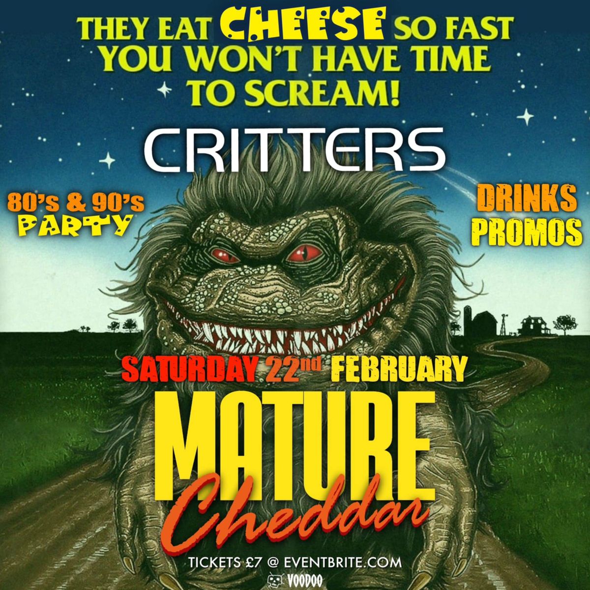 Mature Cheddar at Voodoo Belfast 22\/2\/25 - Tickets on sale now*