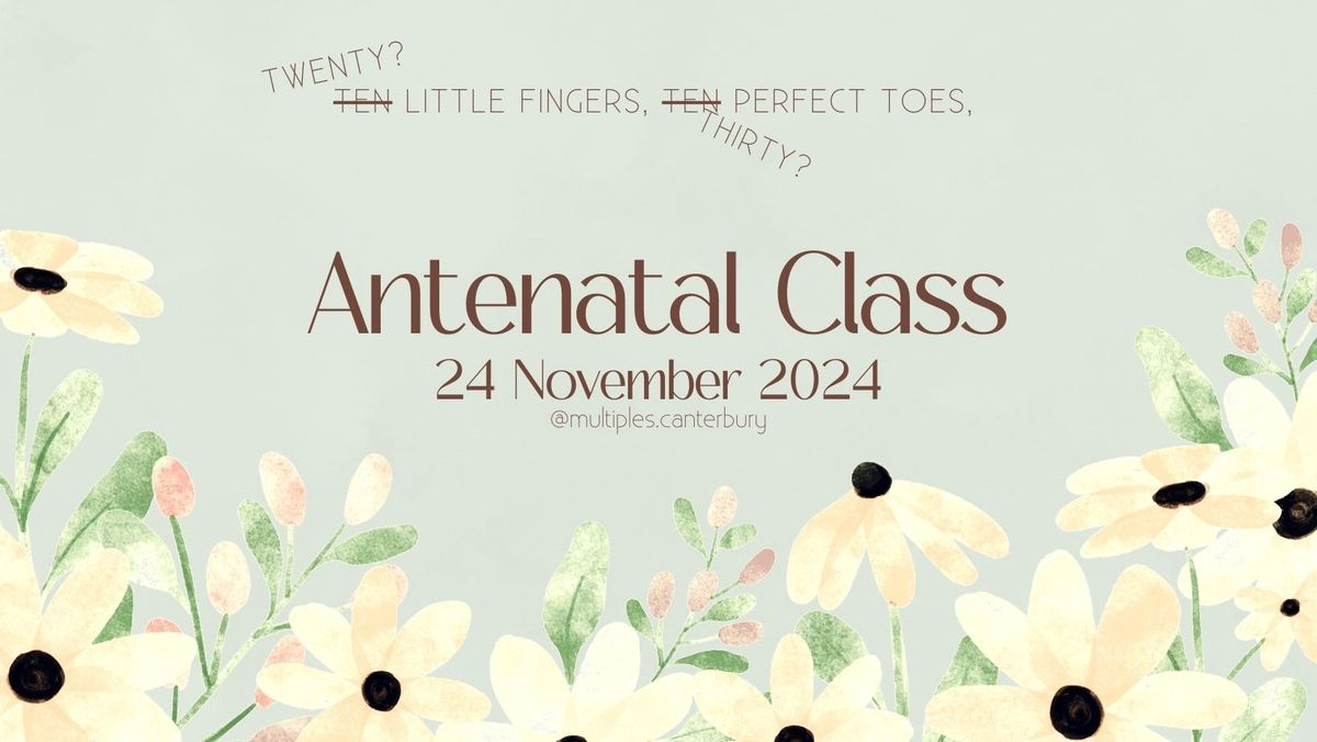 Antenatal Class (Multiples Canterbury - November 2024)