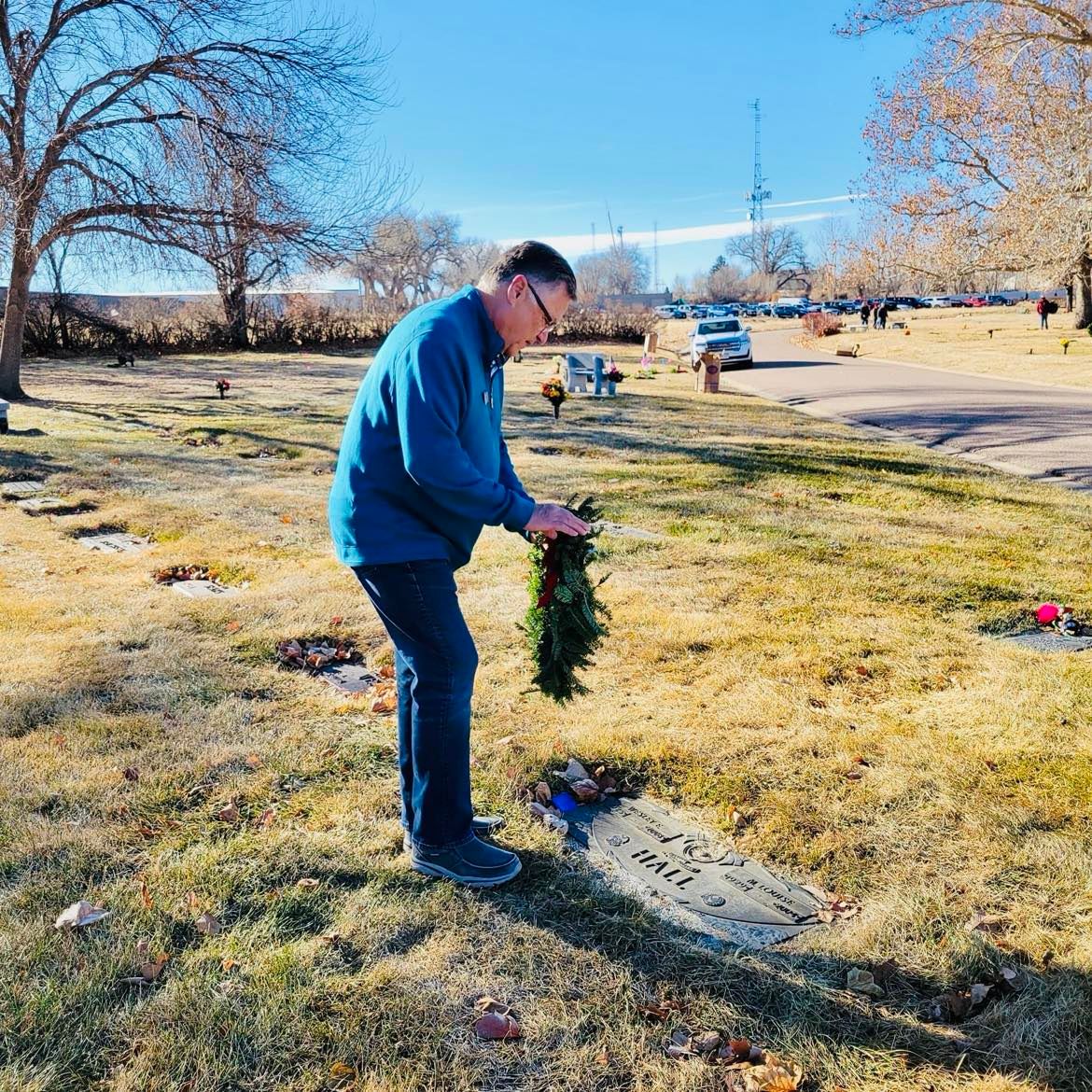 WREATHS ACROSS AMERICA CEREMONY AT SUNSET MEMORIAL GARDENS