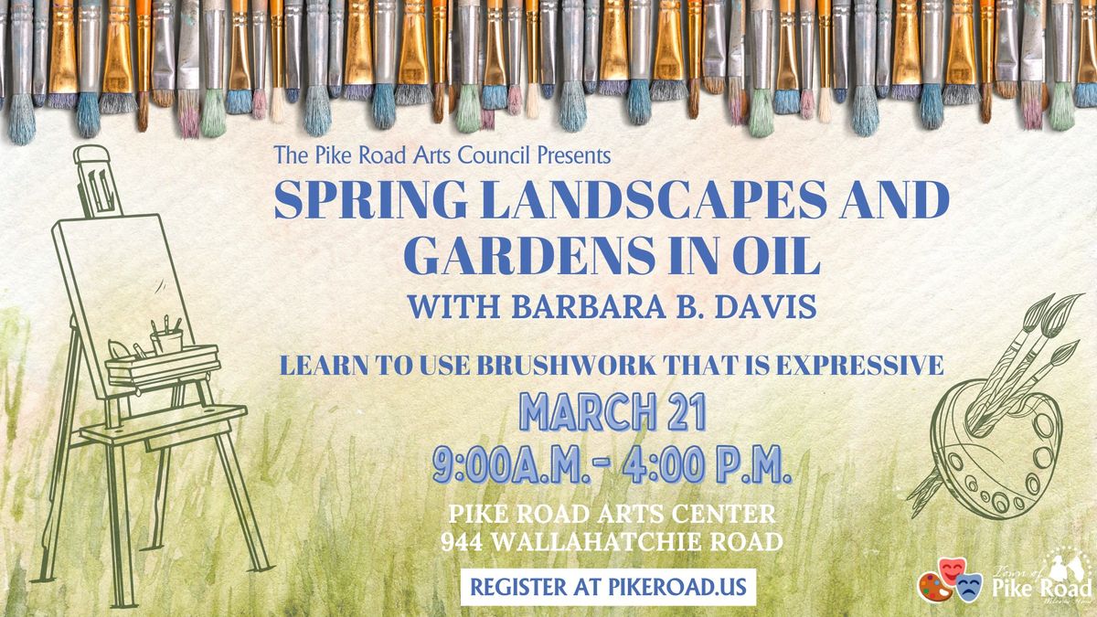 Spring Landscapes and Seascapes in Oil with Barbara Davis