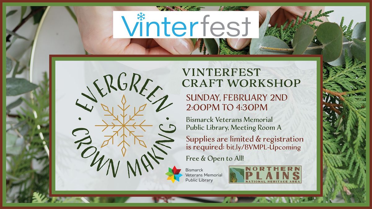 Vinterfest Evergreen Crown Making Craft Workshop