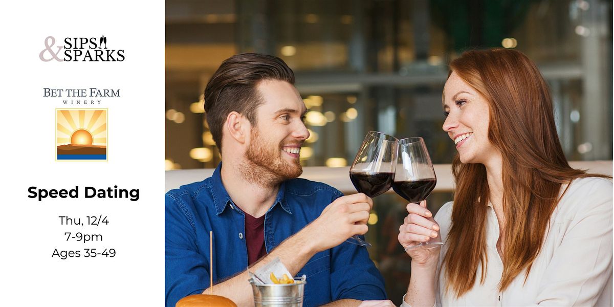 Speed Dating Ages 35-49 in Trumansburg, NY  at Bet The Farm Winery