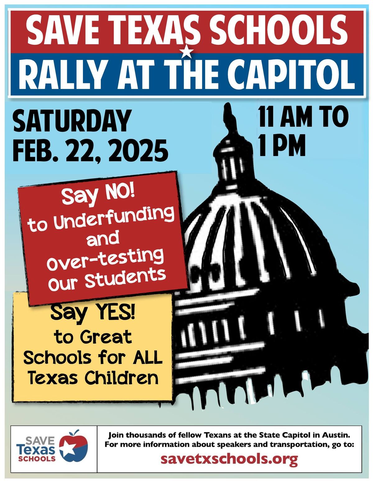 Save Texas Schools Rally