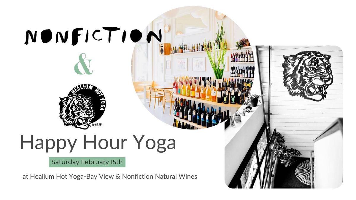 Happy Hour Yoga w\/Nonfiction Wines