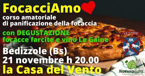 FocacciAmo - Corso amatoriale di panificazione della focaccia - 21 novembre - Bedizzole (Bs)