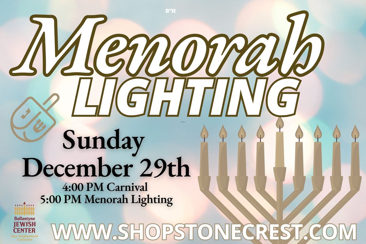 Menorah Lighting at StoneCrest