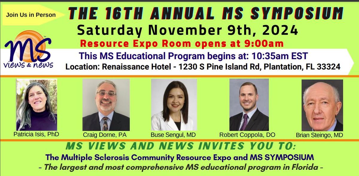 2024\u2019s -16th Annual MS Symposium South Florida