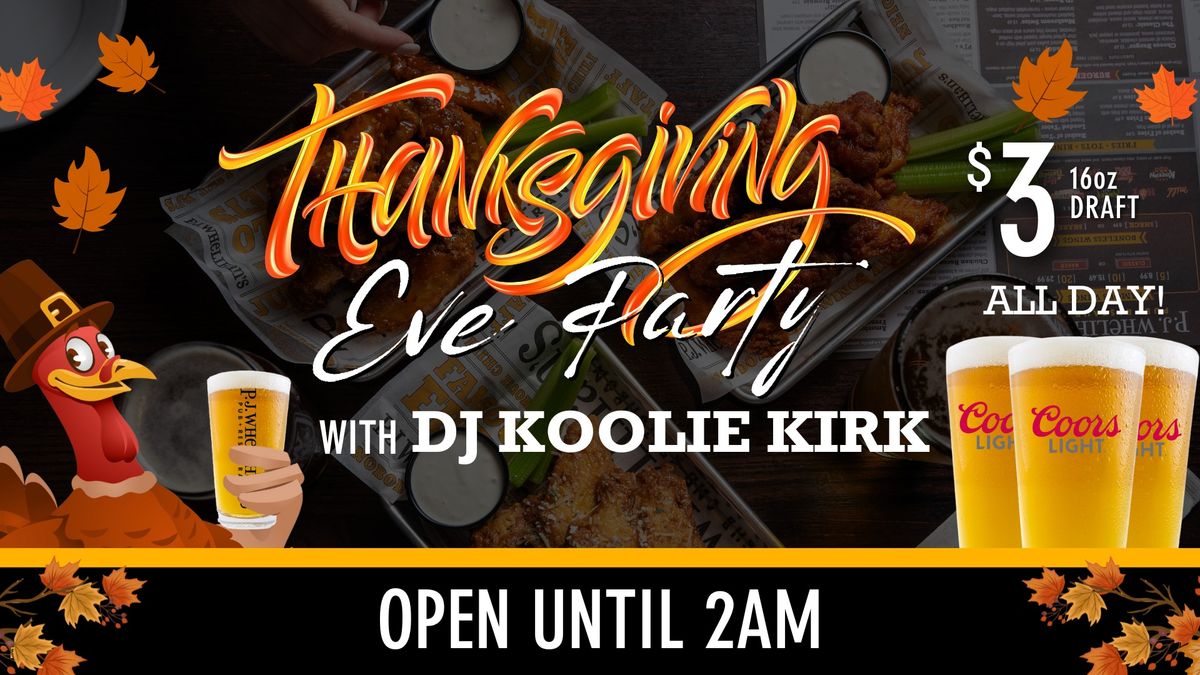 THANKSGIVING EVE BASH