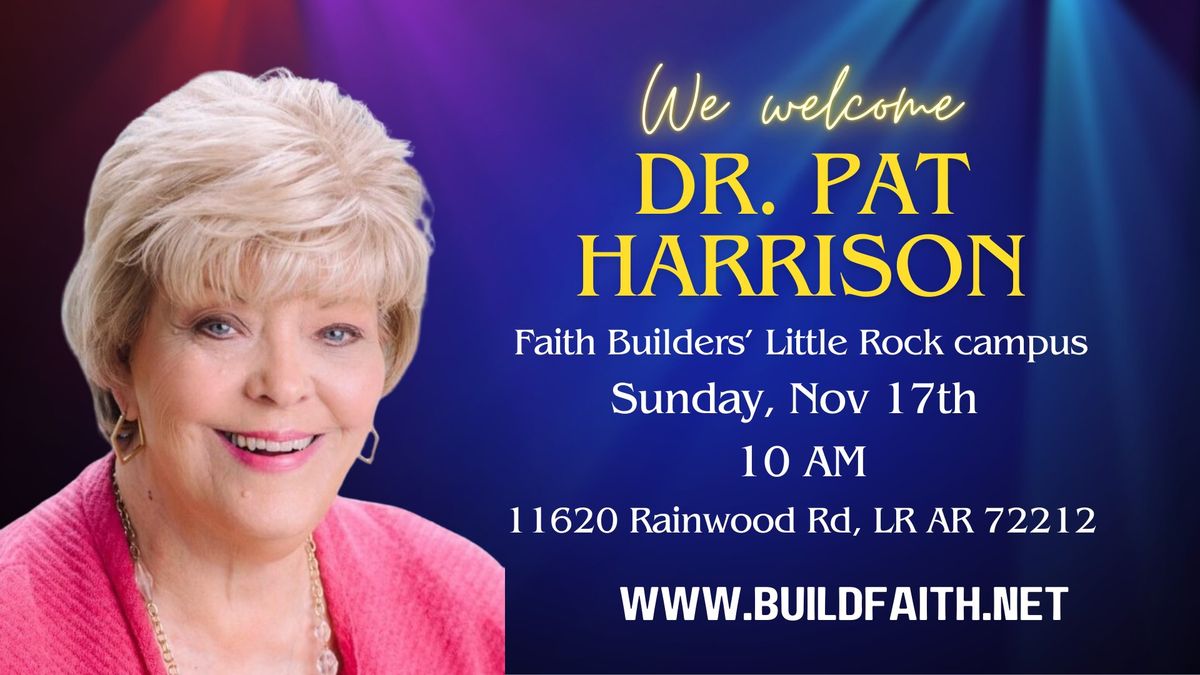 Pat Harrison at Faith Builders in Little Rock