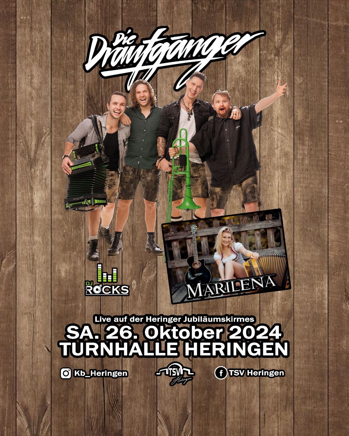 Die Draufg\u00e4nger & Marilena \/ Kirmessamstag Heringen