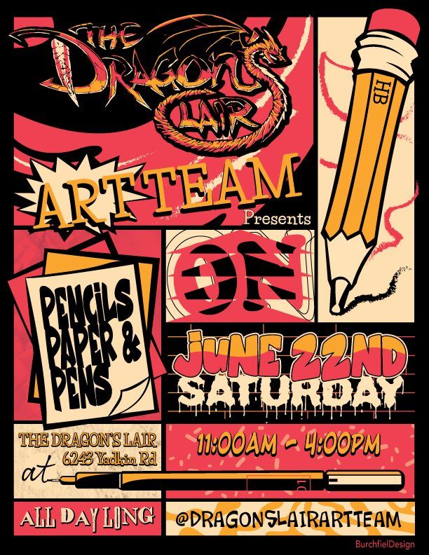 The Dragon's Lair Art Team Event