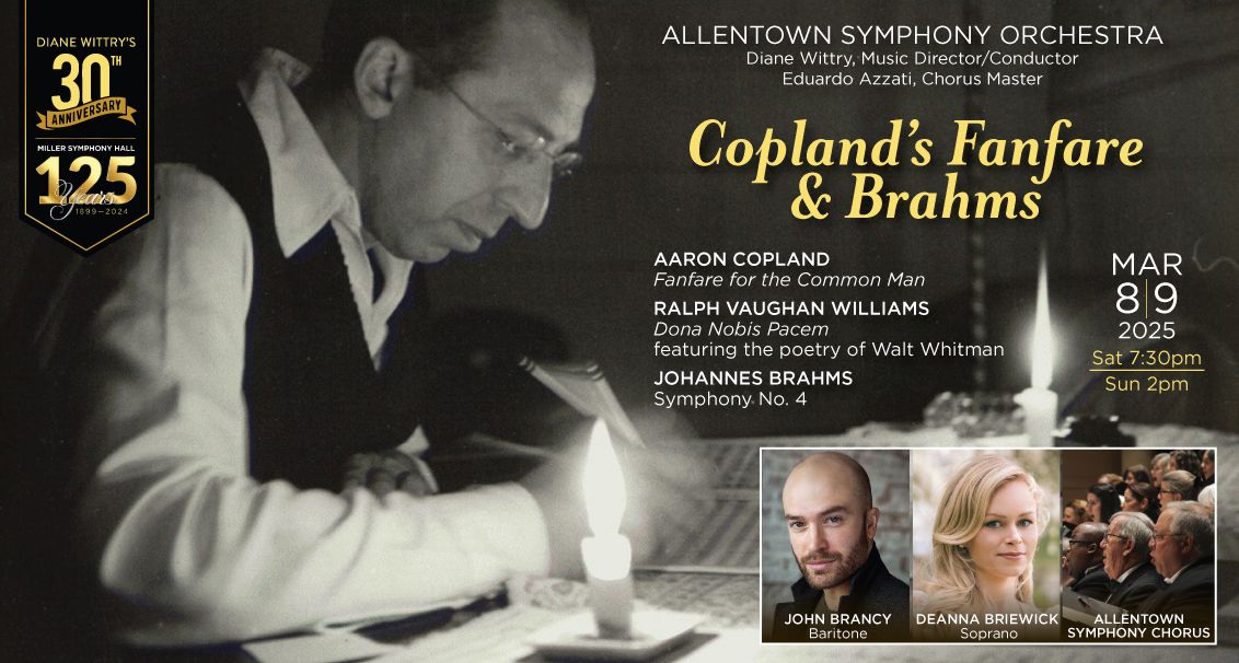 COPLAND\u2019S FANFARE & BRAHMS