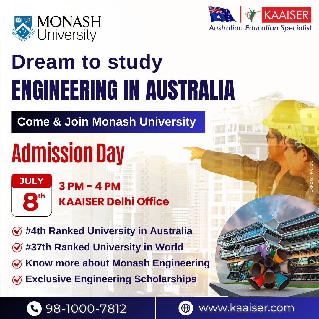 Monash Admission Day