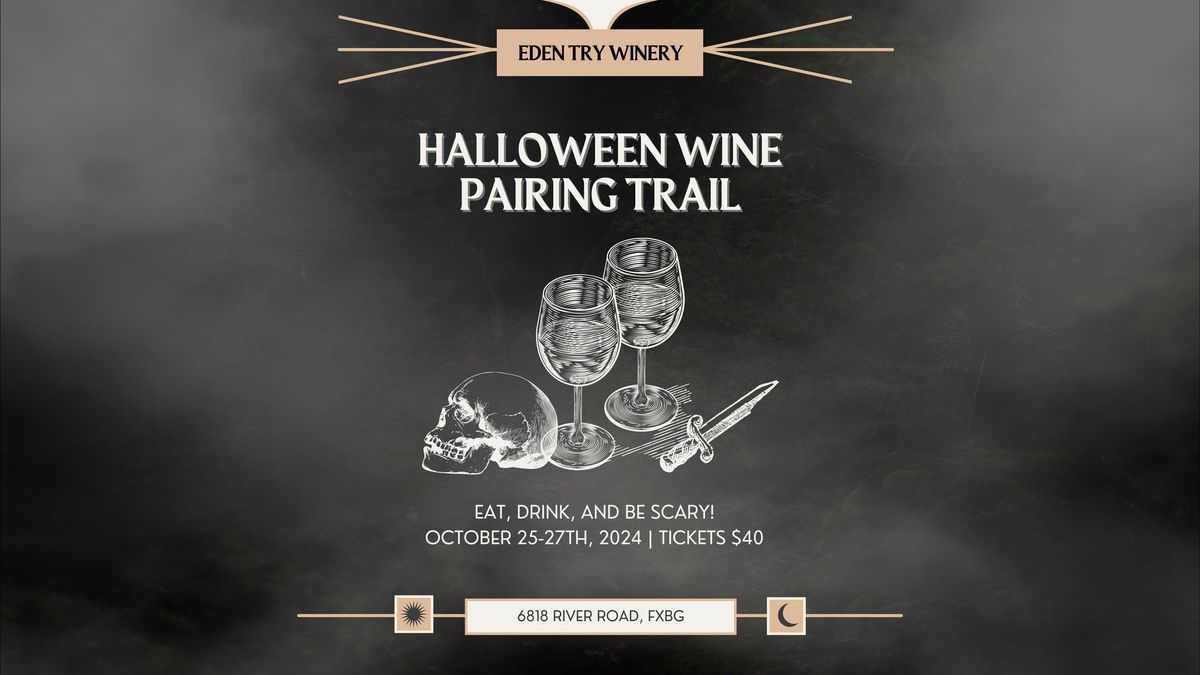 Halloween Spooky Wine Pairing Trail